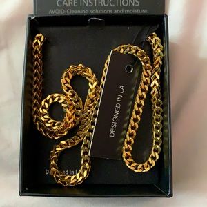 Gold 2.5mm Franco Chain